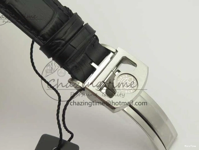 MIROTIME 0516 Portuguese Chrono SS ZF 1:1 Best Edition Gray Dial SS On Black Leather Strap A ZipUp 7215